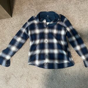 Kuhl Blue Plaid Shirt